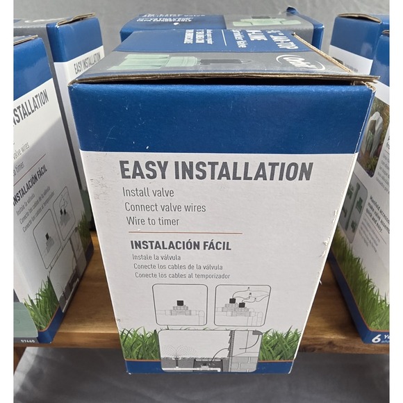 6 Pack! Orbit 57460 Heavy Duty 3/4" Jar-Top In-Line Sprinkler Valve New in Box - Picture 3 of 9